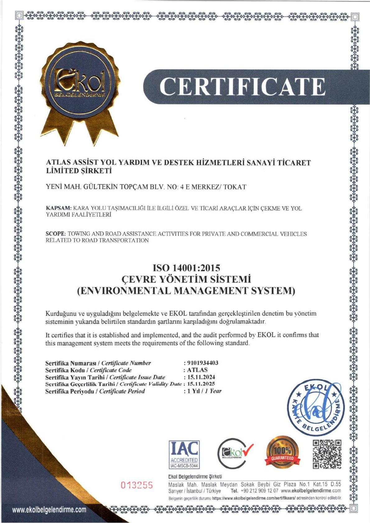 ISO 14001:2015